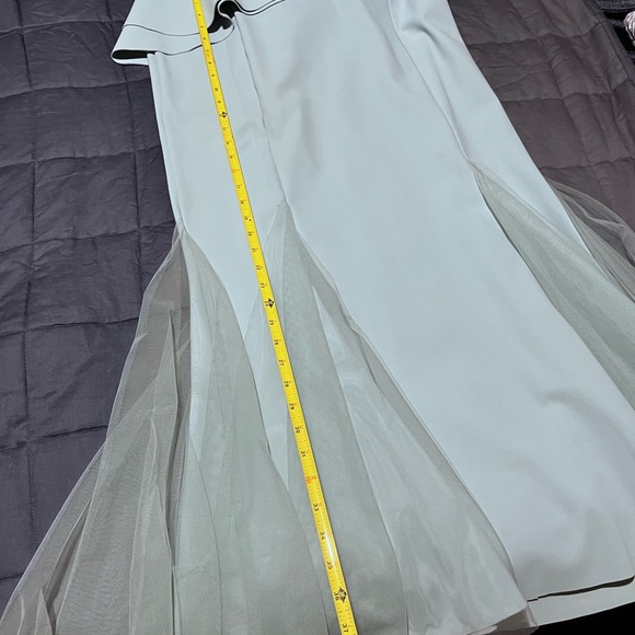 Chiara Boni La Petite Robe Light dusky blue gown - Picture 15 of 16